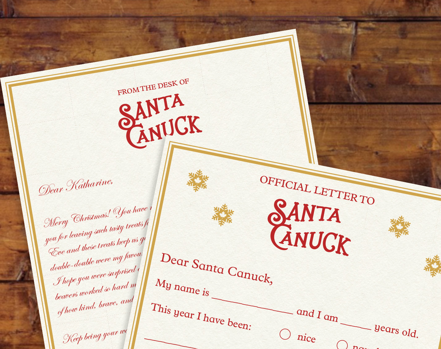 Write a Letter to Santa Canuck
