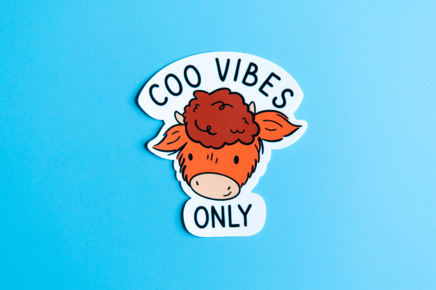 Coo Vibes Only | Matte Vinyl Sticker