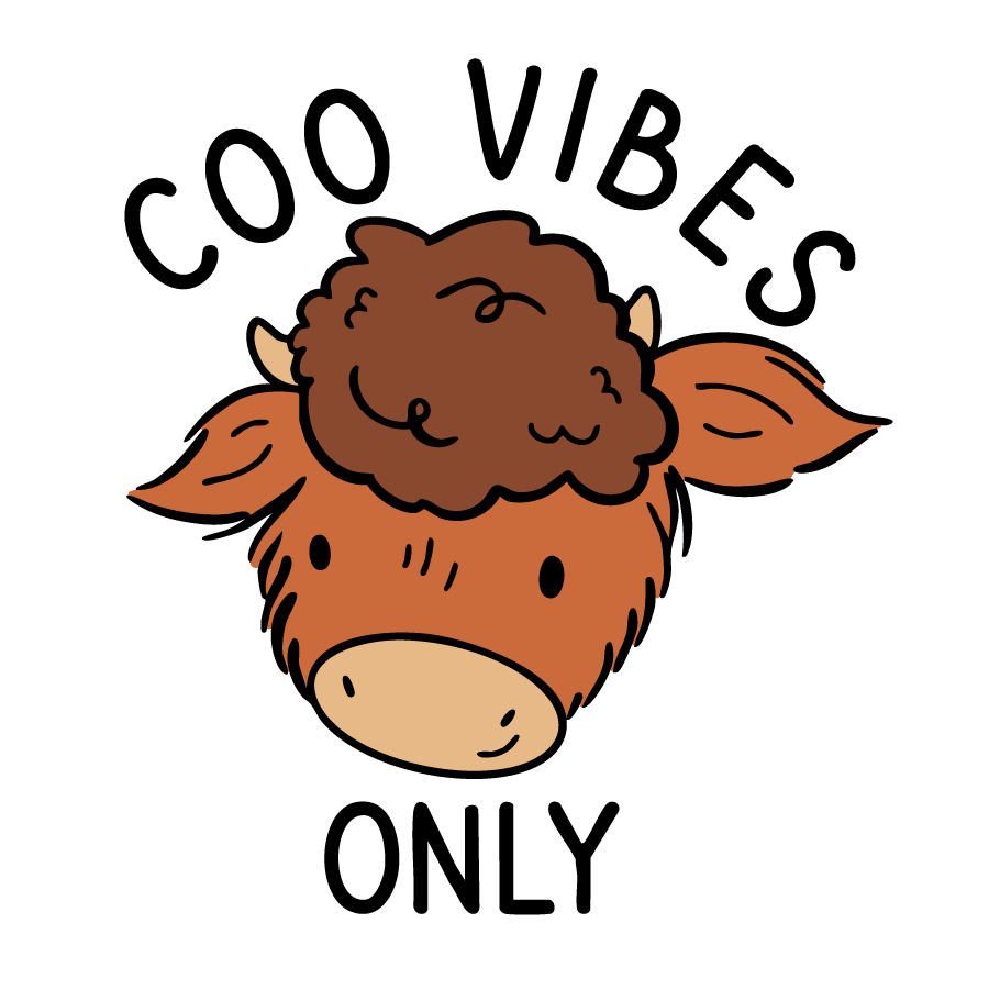 Coo Vibes Only | Matte Vinyl Sticker