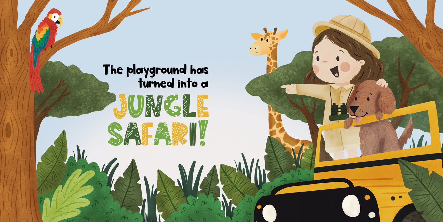 The Adventures of Jade and Wolf: The Jungle Safari | Hardback Book