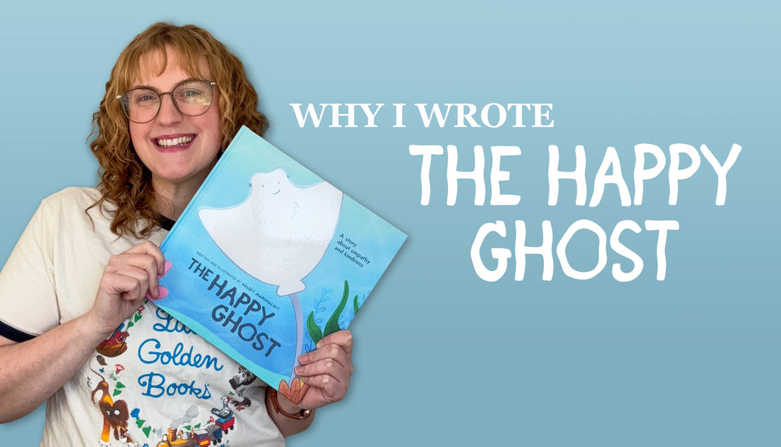 Why I Wrote The Happy Ghost | Interview with award-winning author-illustrator Kelsey Marshalsey